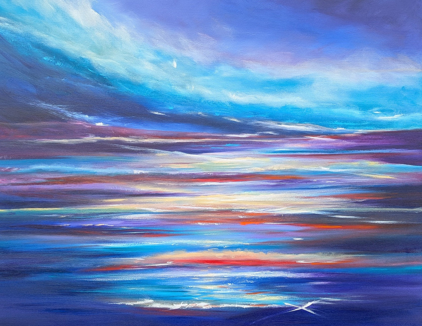Blue Reverie, 100x80x2cm