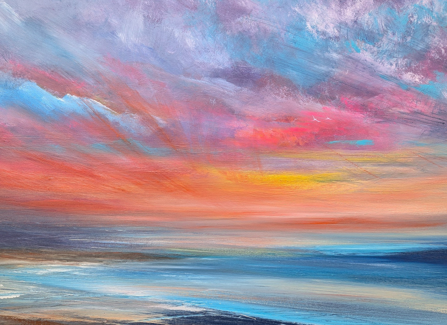 Last Embers, 120x50cm