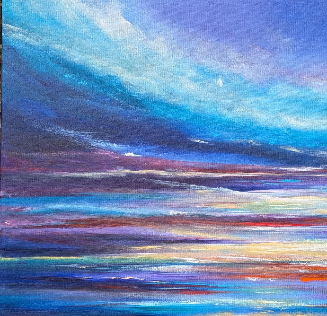 Blue Reverie, 100x80x2cm
