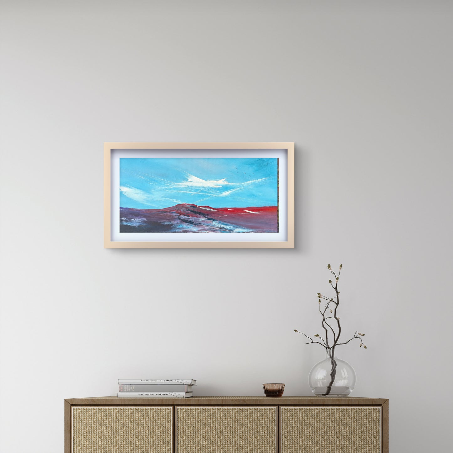 A Wintry Day on the Fells, 40x20x2cm