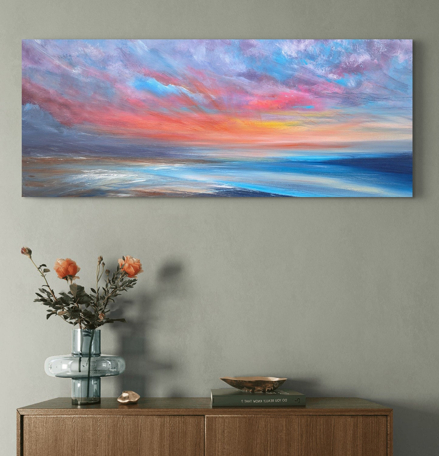 Last Embers, 120x50cm