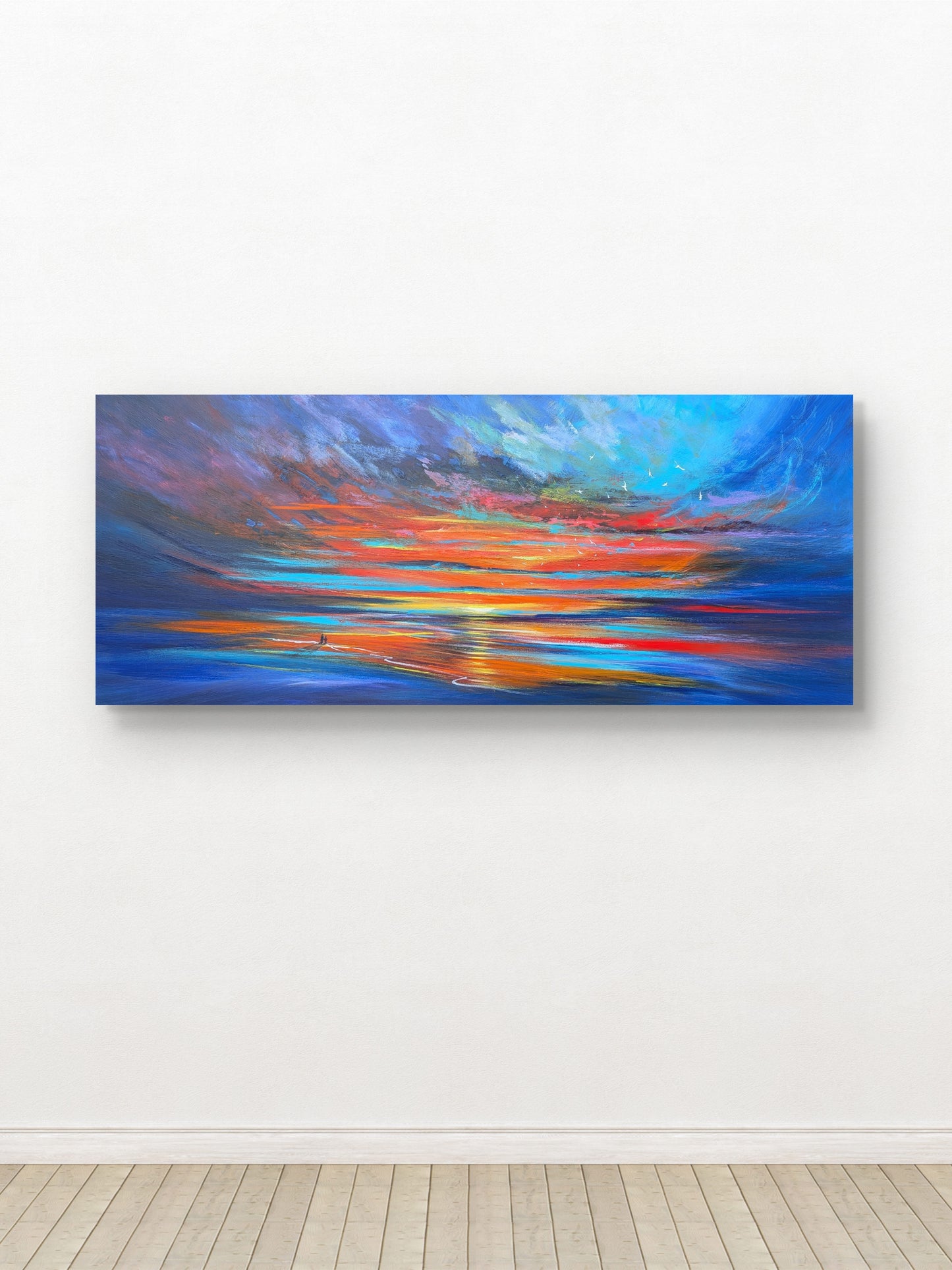 Last Embers, 120x50cm