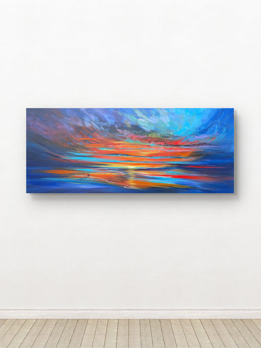 Last Embers, 120x50cm