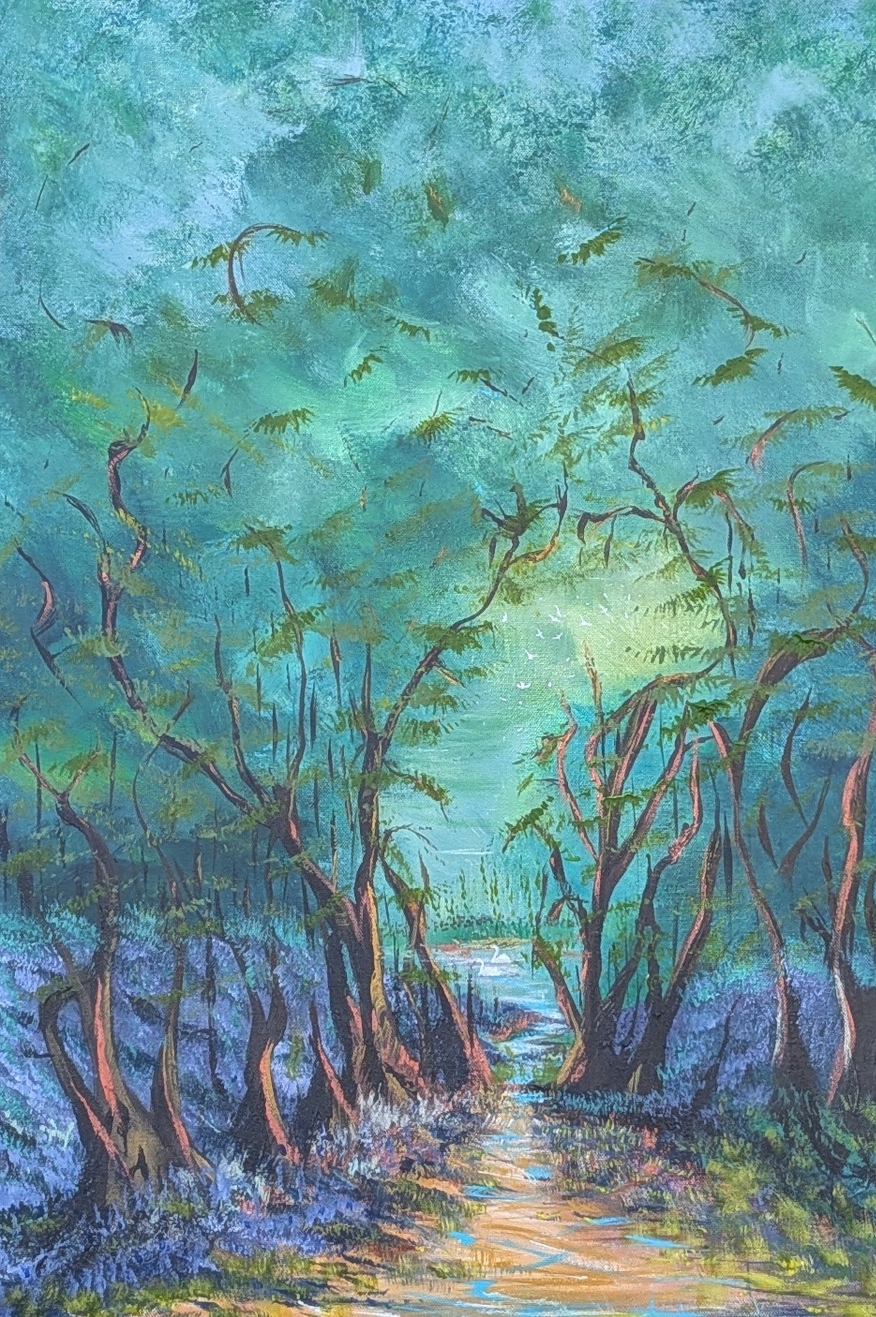 Bluebell Woodland, 50x75x2cm