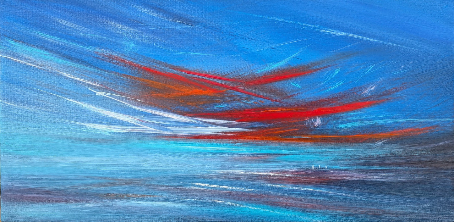 Red Skies, 40x20x2cm