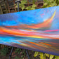 Crimson Chorus, 120x50cm
