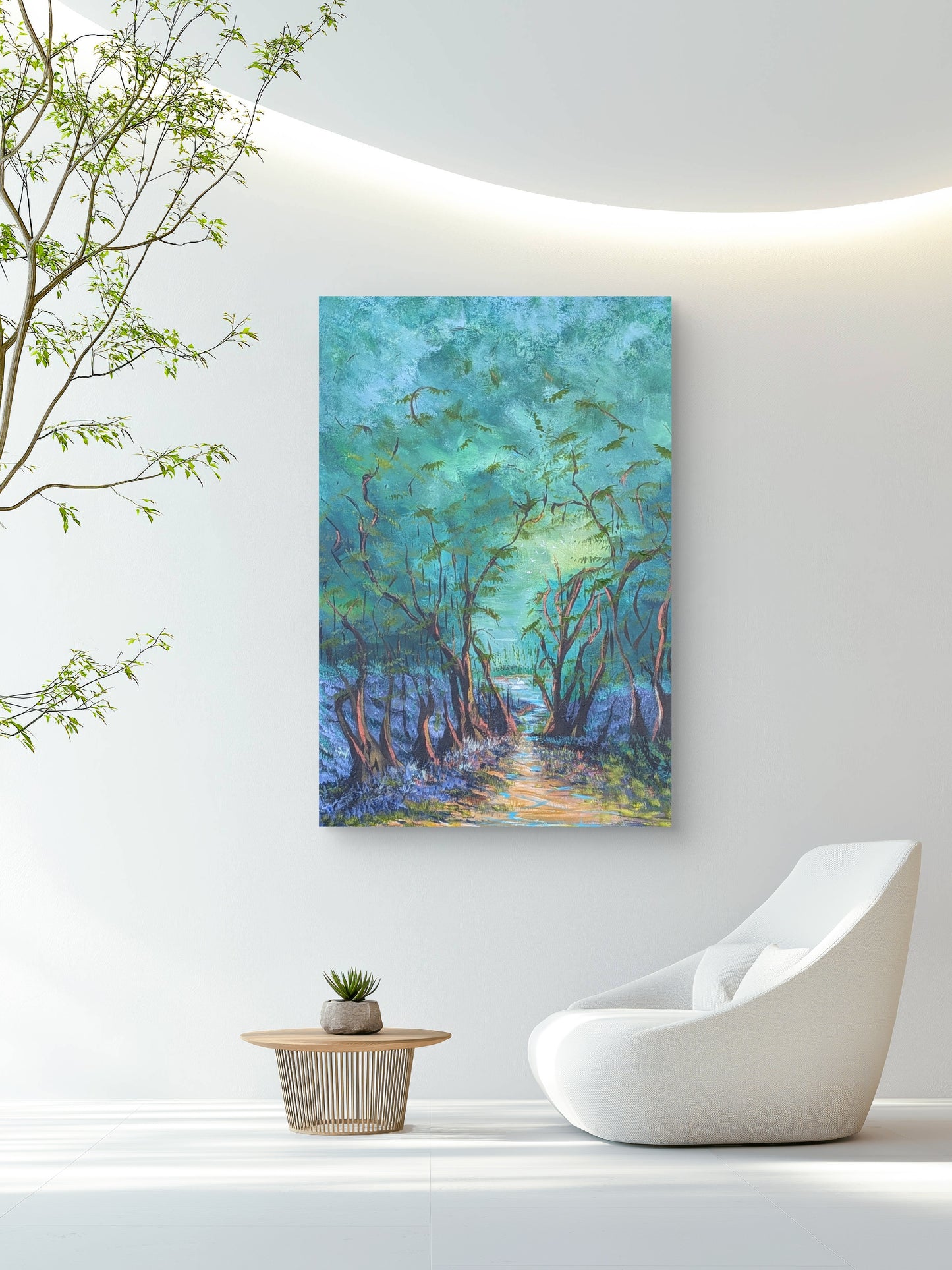 Bluebell Woodland, 50x75x2cm