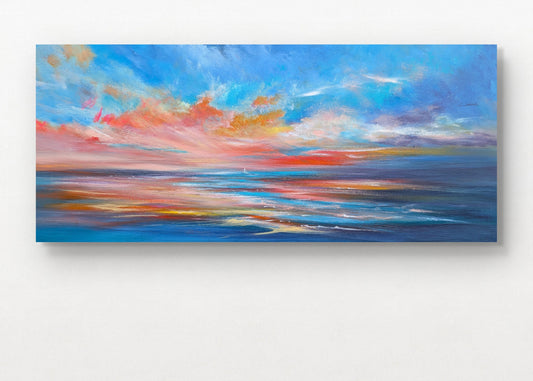 Crimson Reflections 120x50cm