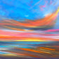 Crimson Chorus, 120x50cm
