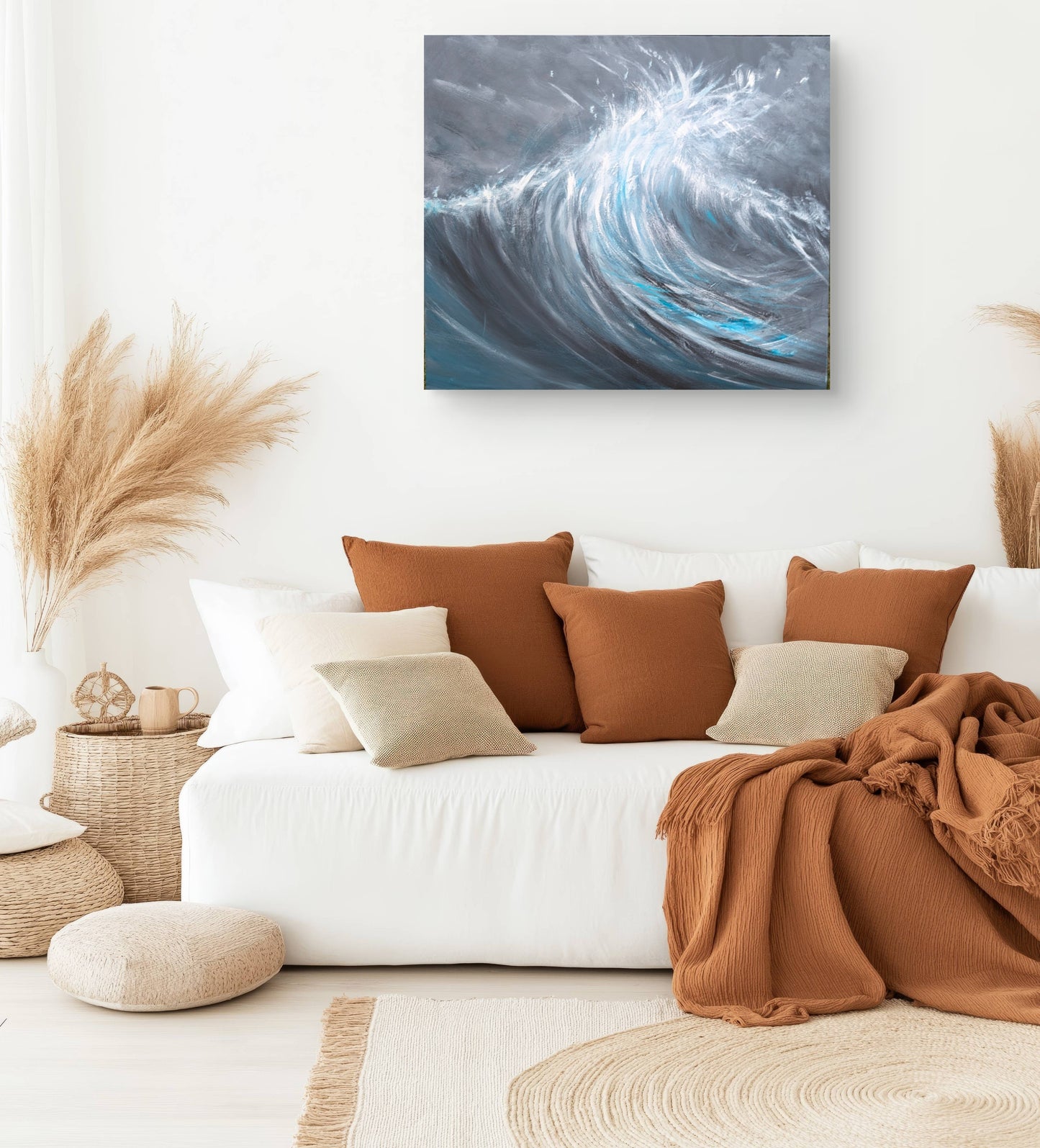 When World's Collide 70x80x3cm