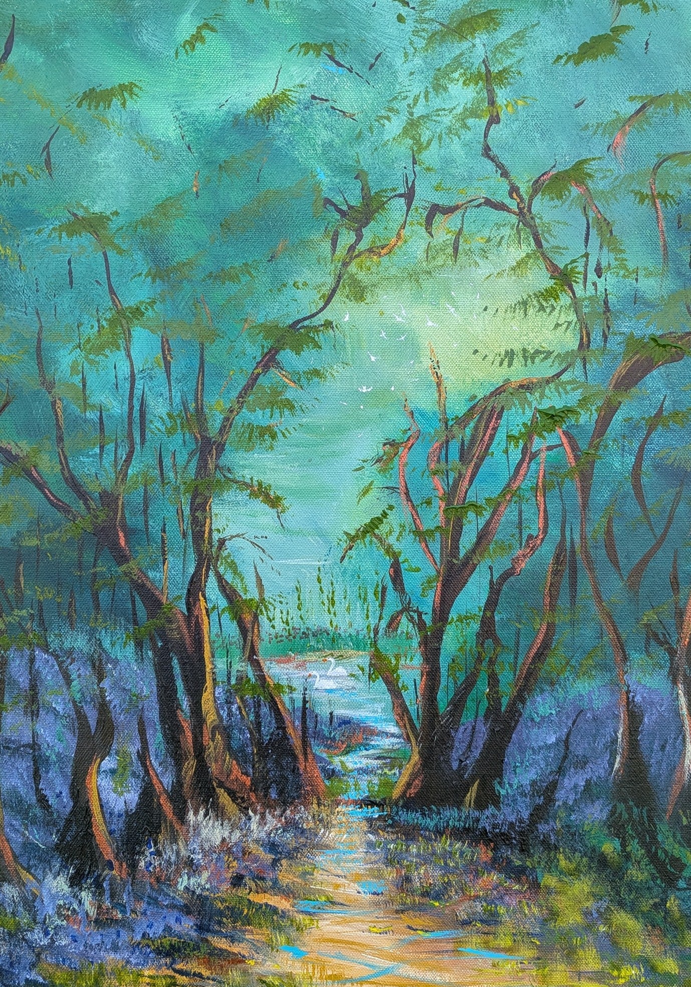 Bluebell Woodland, 50x75x2cm