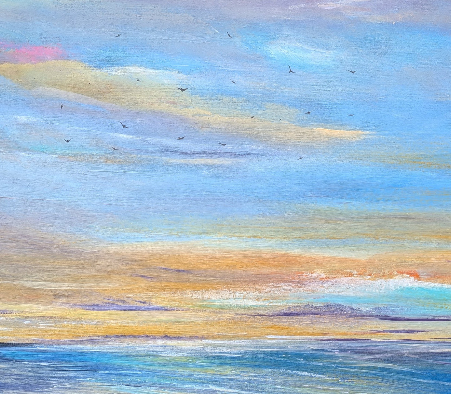 Contemplative Dusk, 100x80x2cm