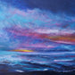 A Break in the Clouds, 120x50cm, Large, panoramic, emotional art, seascapes