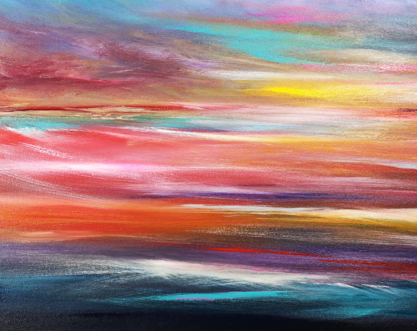 Crossing Horizons, 80x60cm