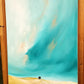 Step Out 1, 60x40cm, Large, blue, emotional art, landscapes