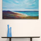 Everything's Better on the Beach, 90x60cm, Large original art, sunset, sunrise, gift, blue, emotional art, seascapes, original