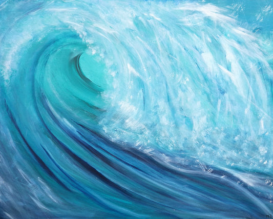 Tube of Teal - Giclee Print